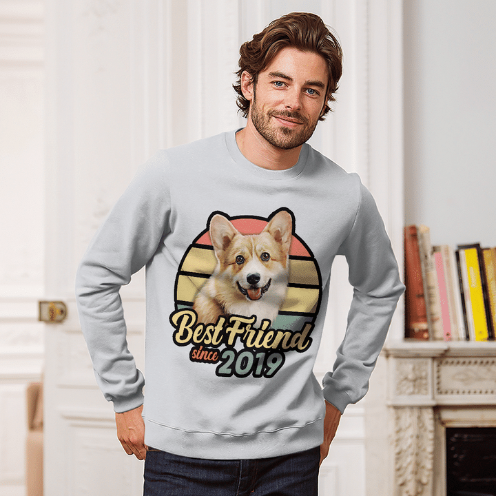 Custom T Shirt With Pet Face | Personalized Gift For Dog & Cat Lovers | Best Friend Unisex T Shirt