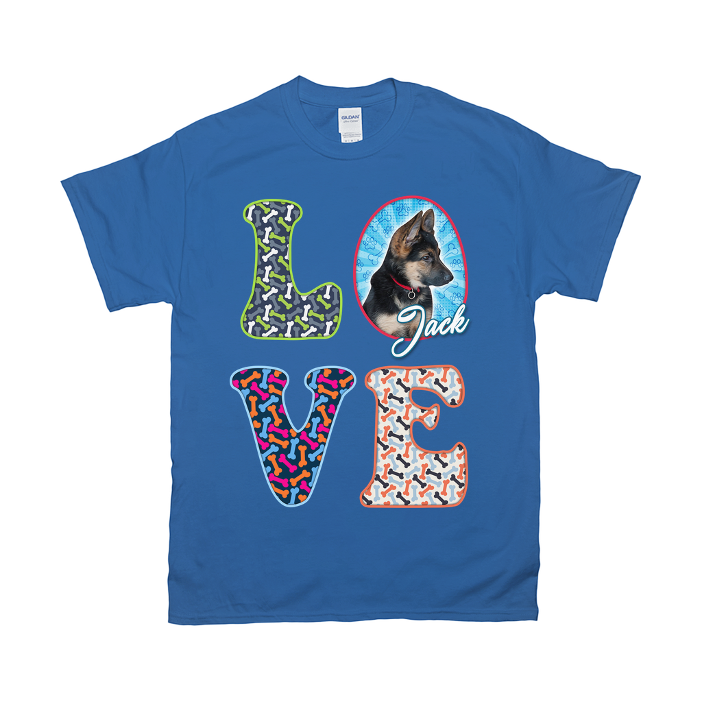 Love Pet Custom Pet T-shirt - Noble Pawtrait