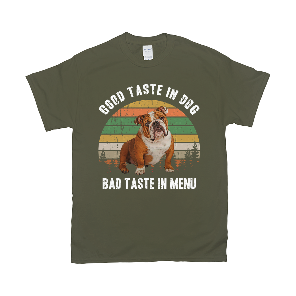 Good Taste In Dog Custom Pet T-shirt - Noble Pawtrait