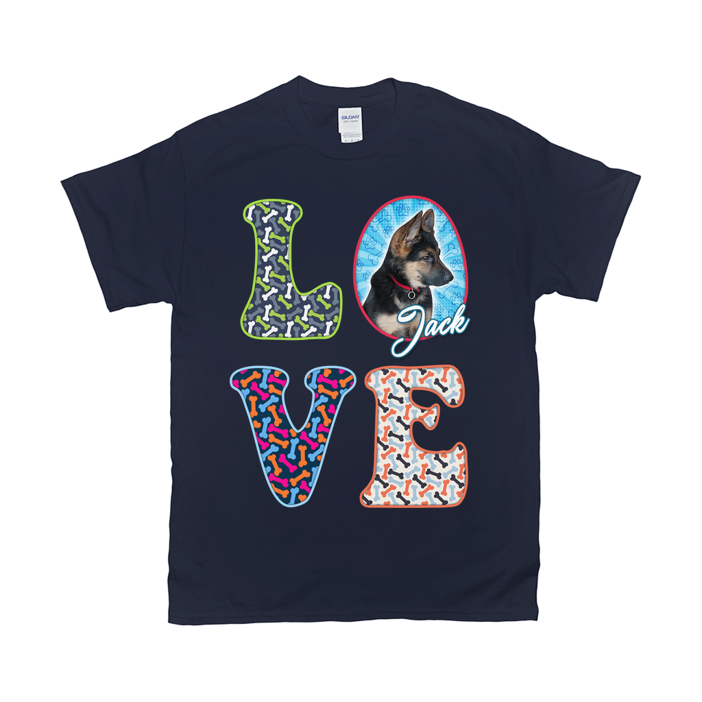 Love Pet Custom Pet T-shirt - Noble Pawtrait