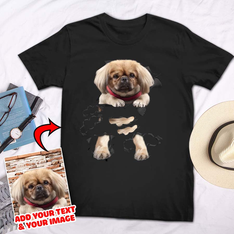 Clingy Custom Pet Unisex T-shirt - Noble Pawtrait