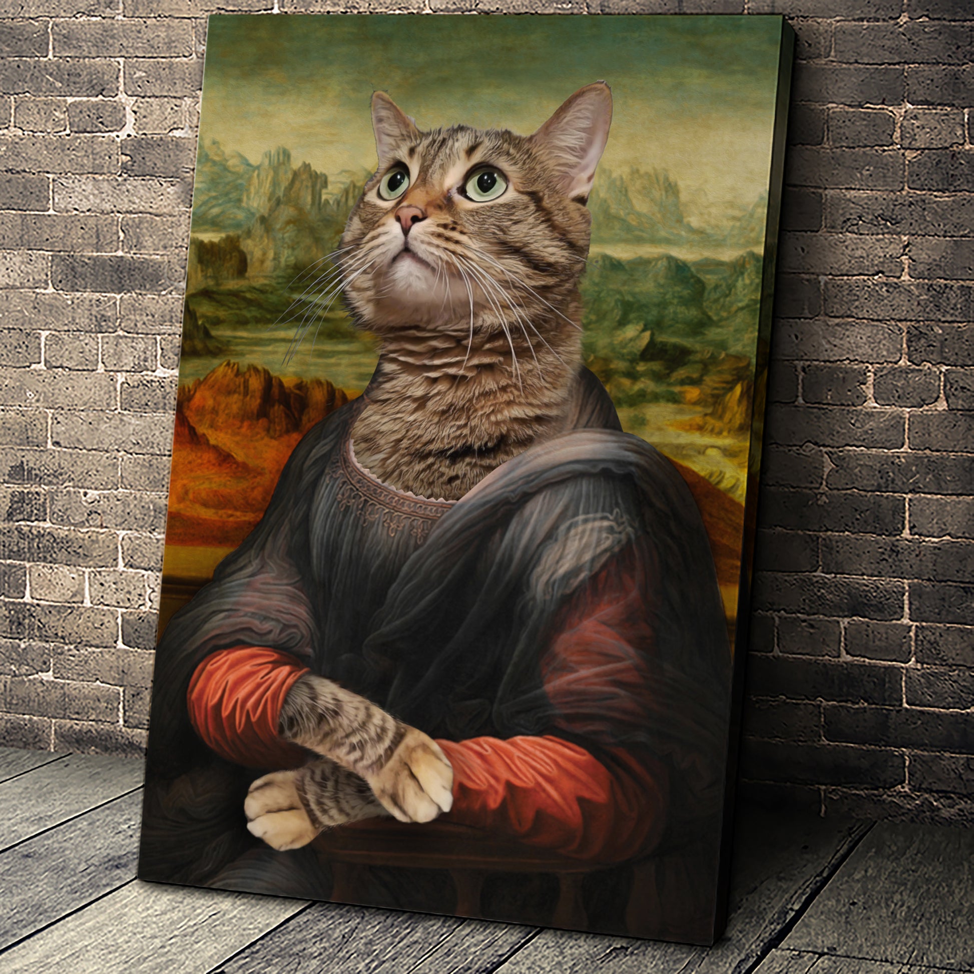 The Madam Custom Pet Portrait - Noble Pawtrait