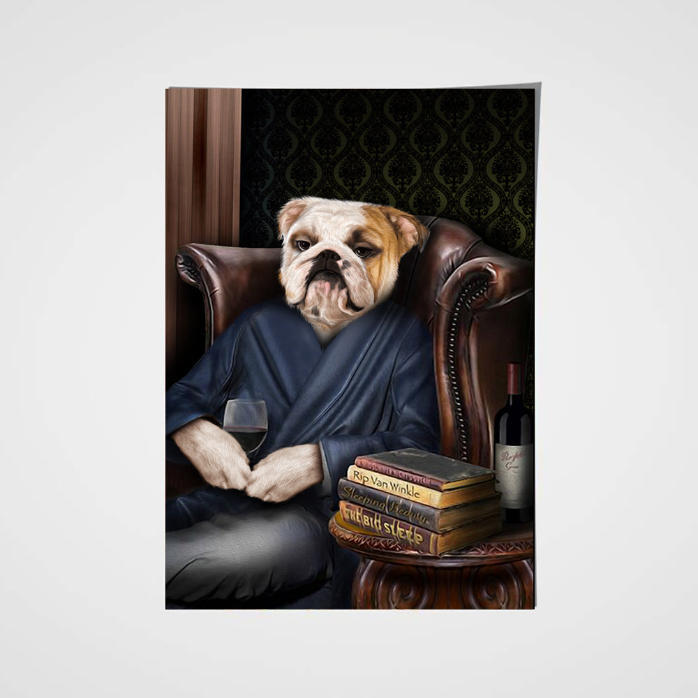 The Philosopher Custom Pet Portrait - Noble Pawtrait