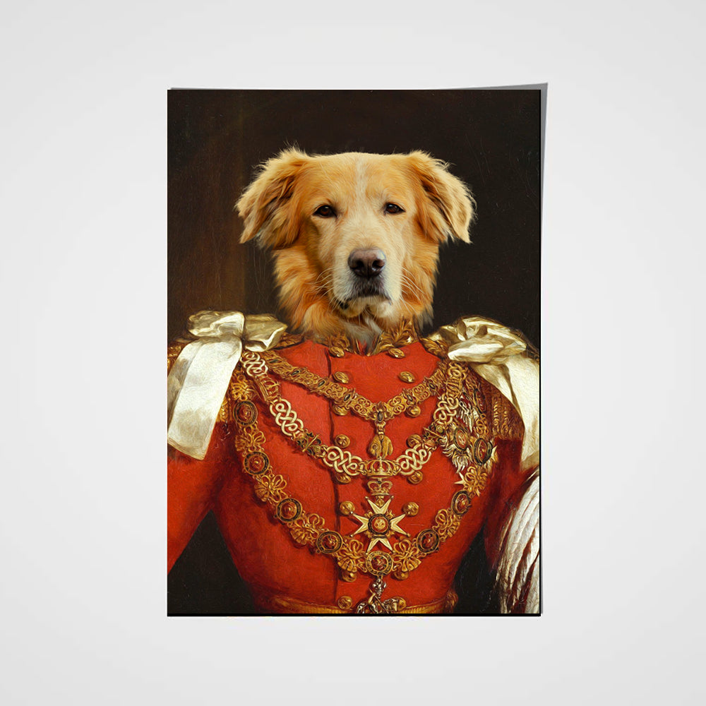 The Commando Custom Pet Portrait - Noble Pawtrait