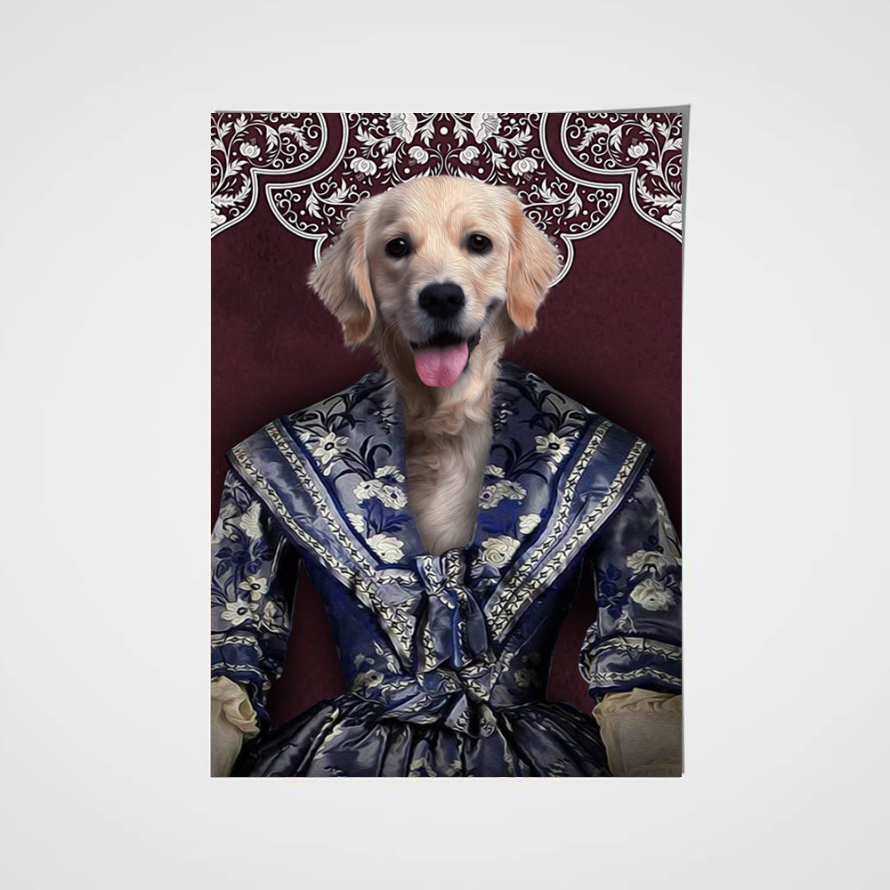The Renaissance Lady Custom Pet Portrait - Noble Pawtrait