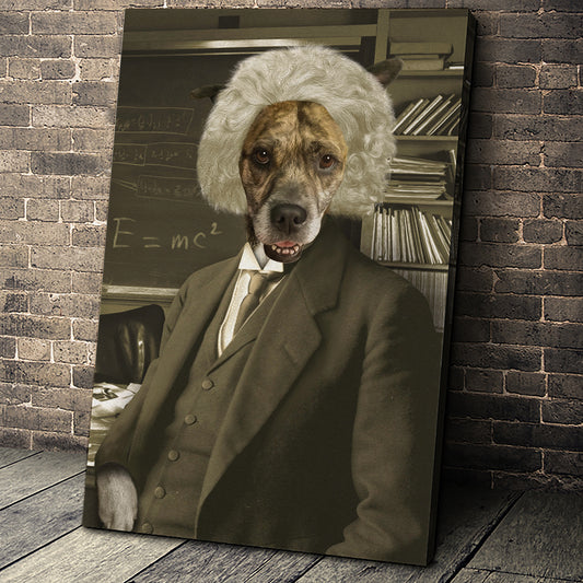 The Genius Custom Pet Portrait - Noble Pawtrait