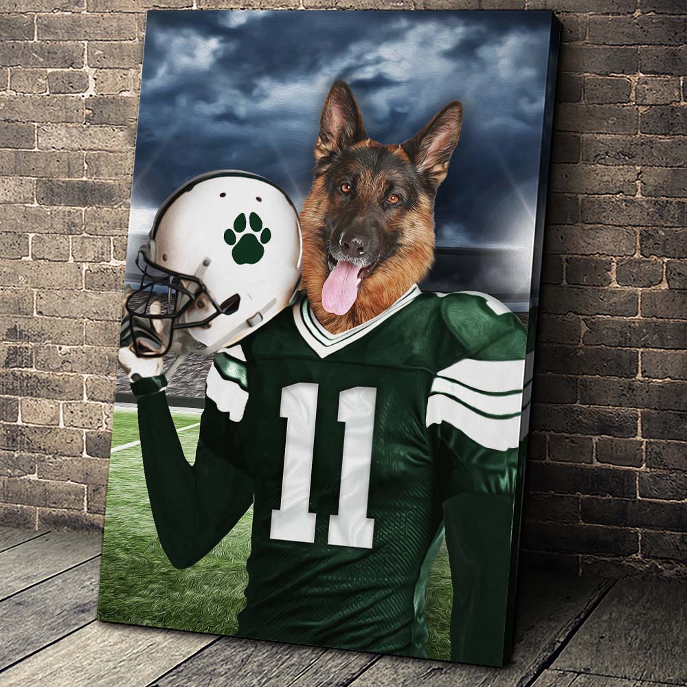 New York Fan Custom Pet Portrait - Noble Pawtrait