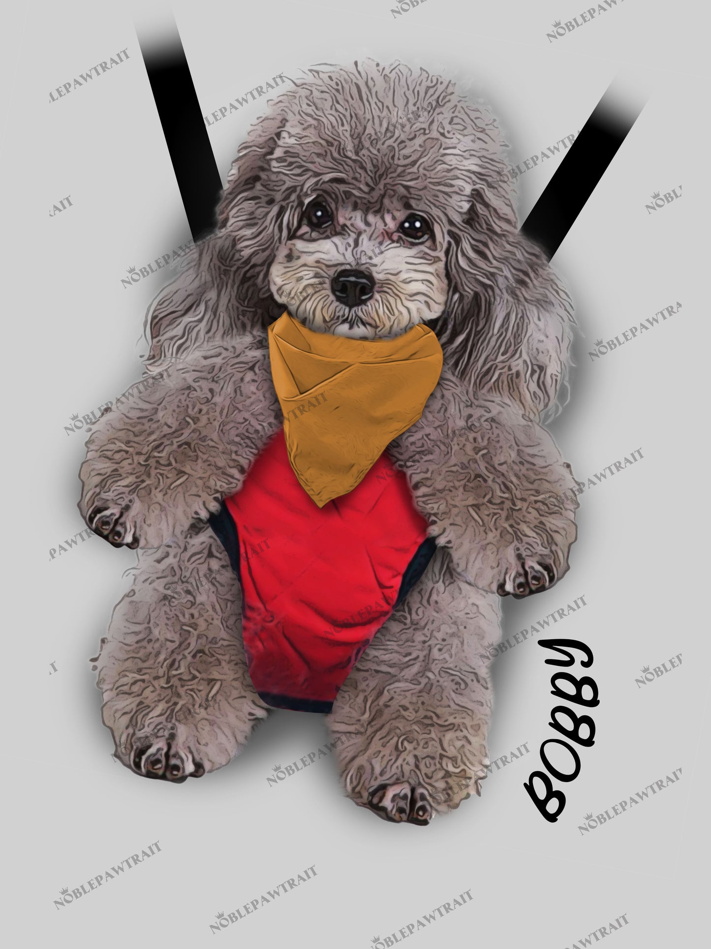 Paw Baby Custom Pet T-shirt - Noble Pawtrait