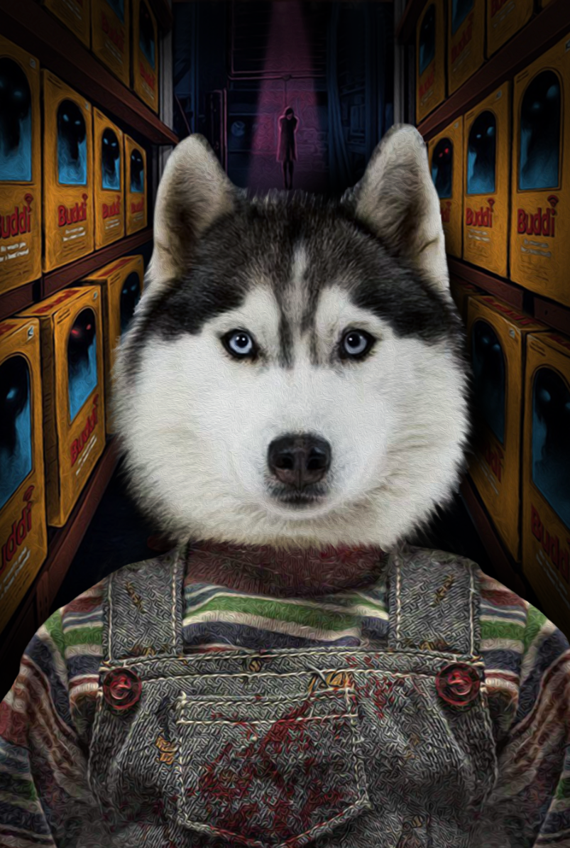 The Doll Custom Pet Portrait - Noble Pawtrait