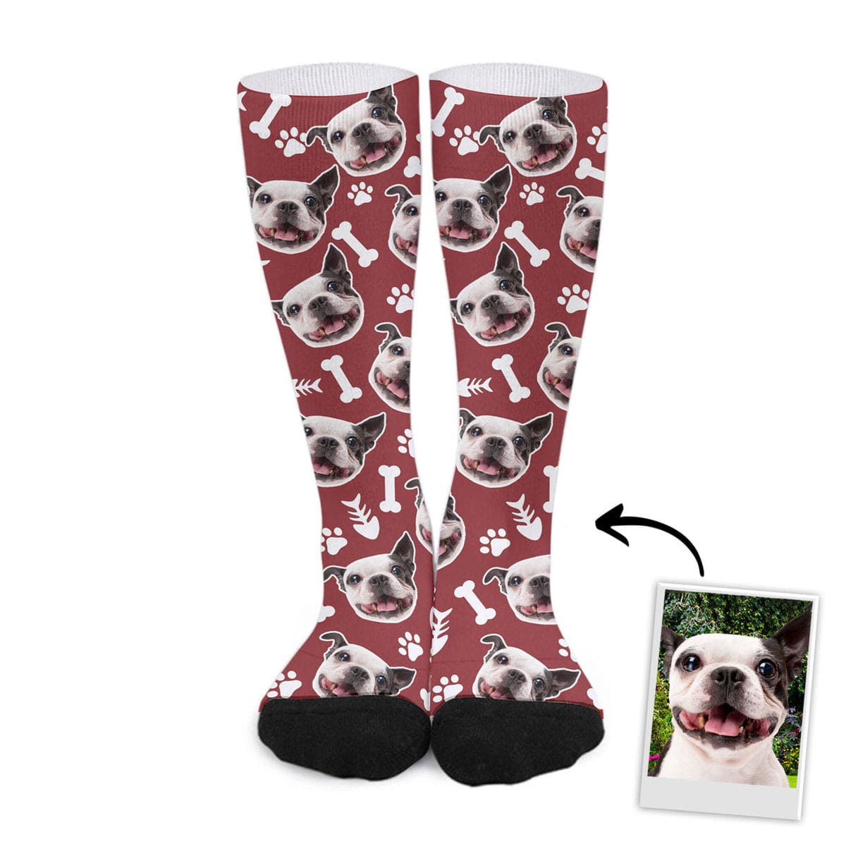 Custom Socks With Pet Face