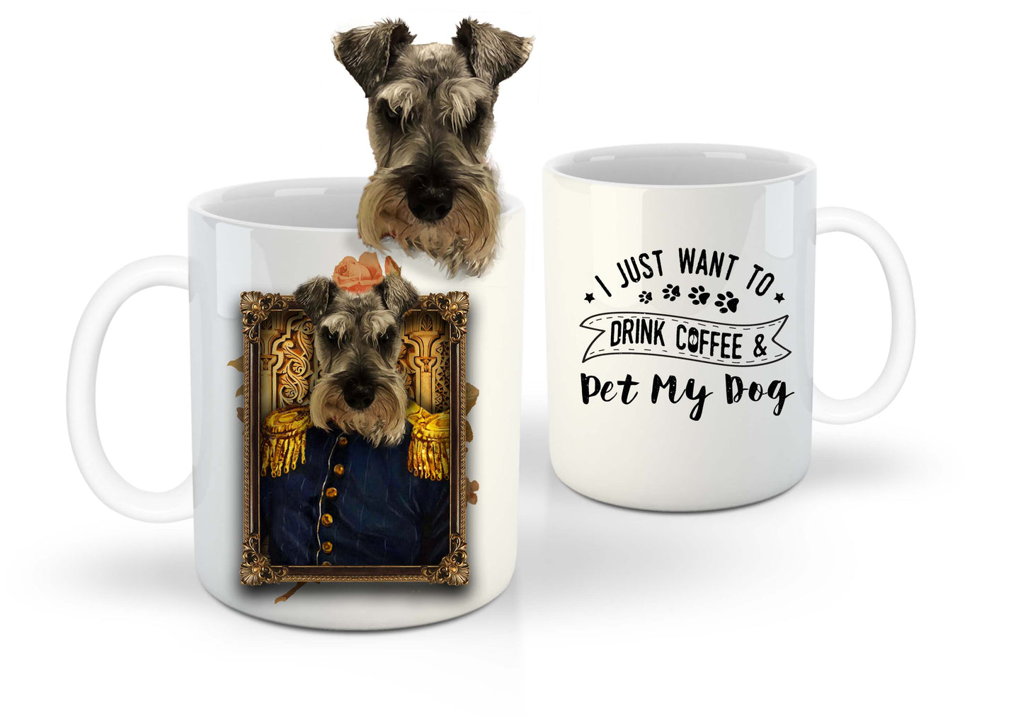 The Veteran Custom Pet Mug - Noble Pawtrait