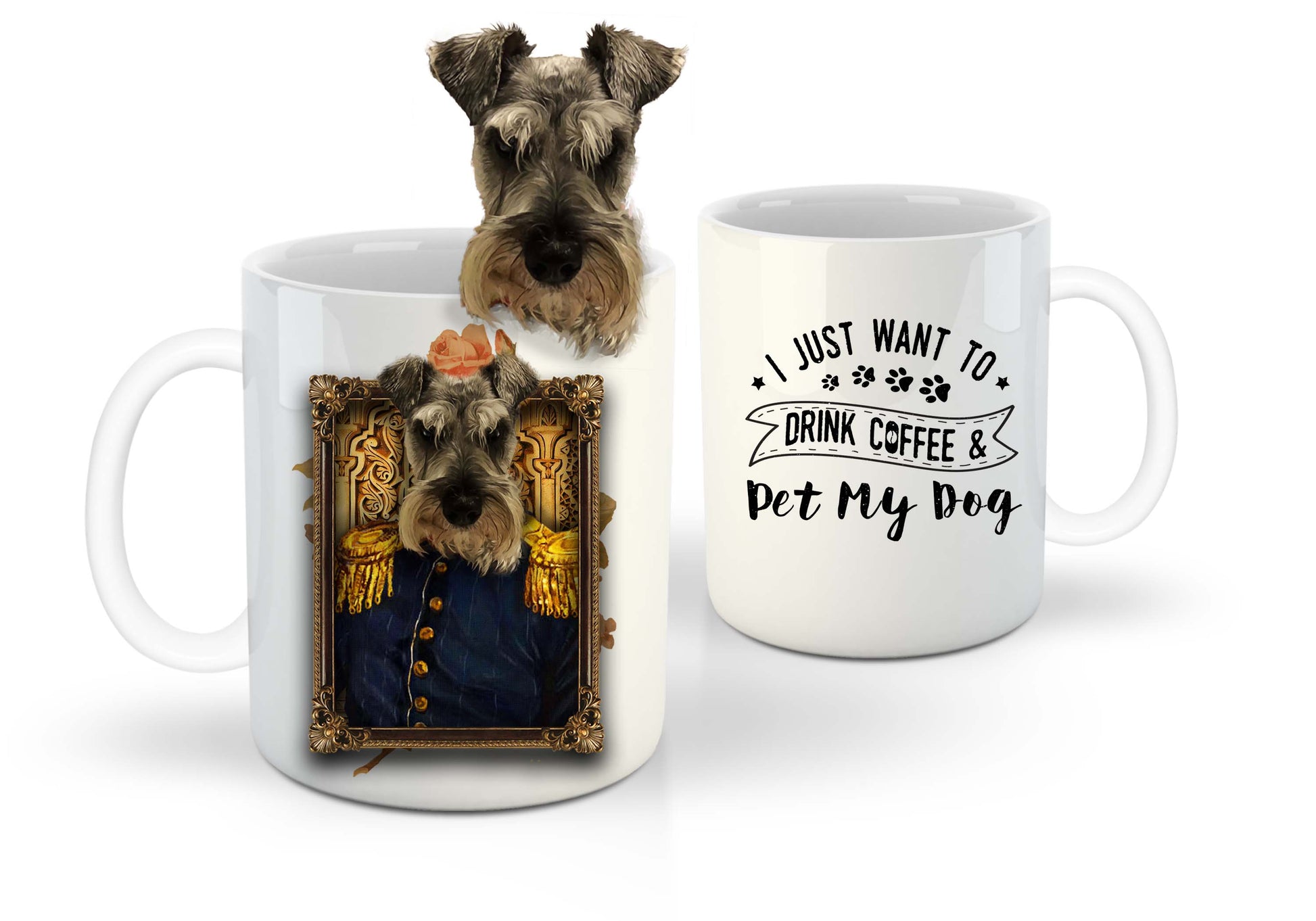 The Veteran Custom Pet Mug - Noble Pawtrait