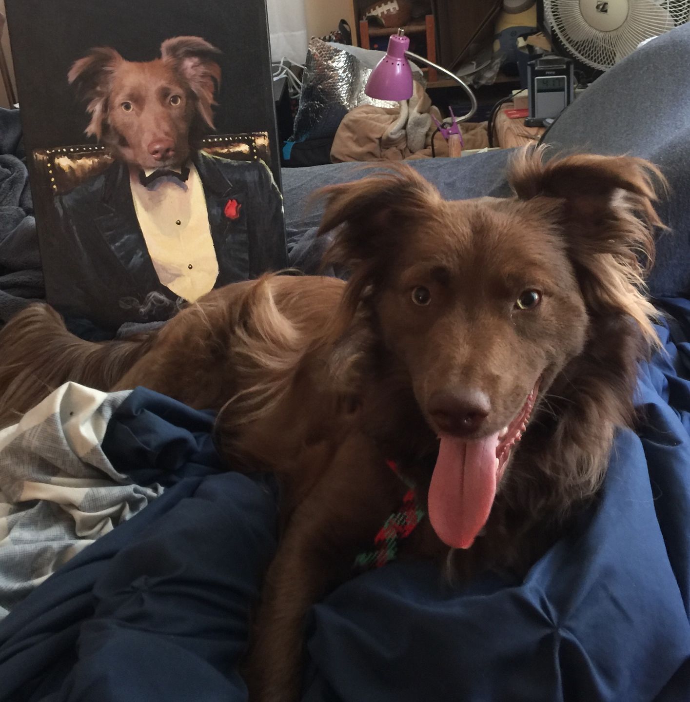 The Legend Custom Pet Portrait Canvas - Noble Pawtrait