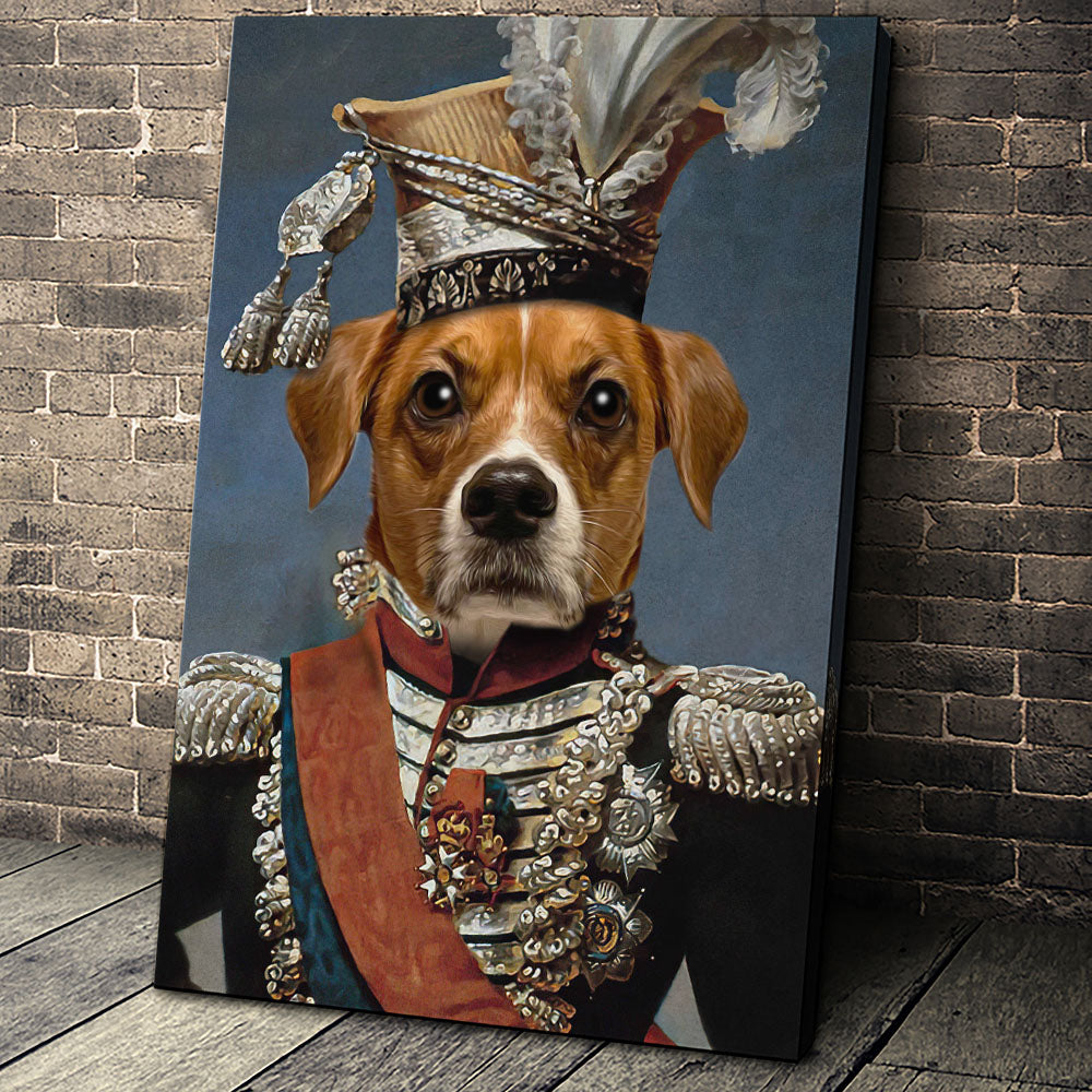 The Legend Colonel Custom Pet Portrait - Noble Pawtrait
