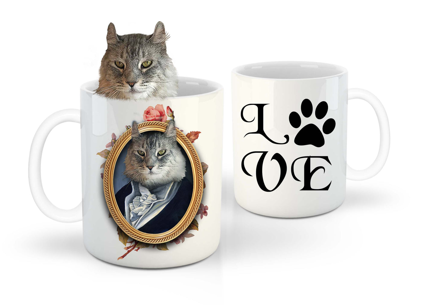 The Man Custom Pet Mug - Noble Pawtrait