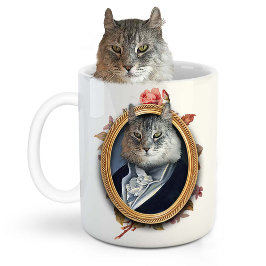 The Man Custom Pet Mug - Noble Pawtrait