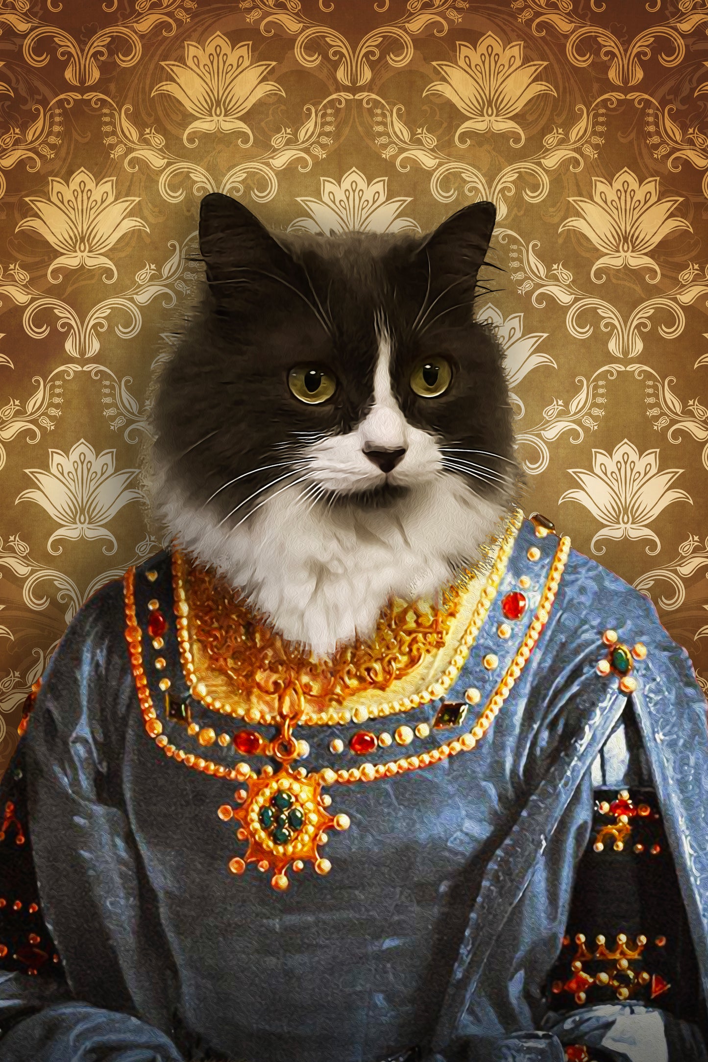 The Marchioness Custom Pet Portrait - Noble Pawtrait