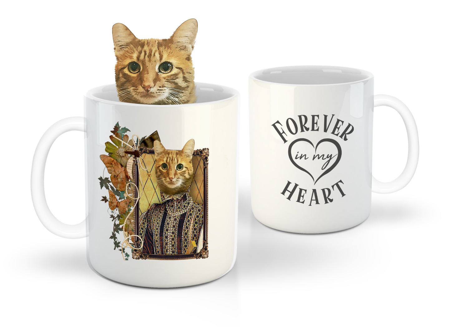 The Perisa Prince Custom Pet Mug - Noble Pawtrait