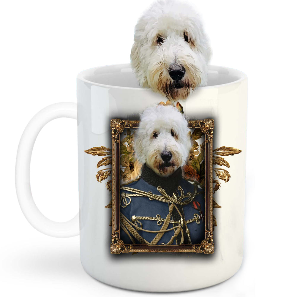 The Sergeant Custom Pet Mug - Noble Pawtrait