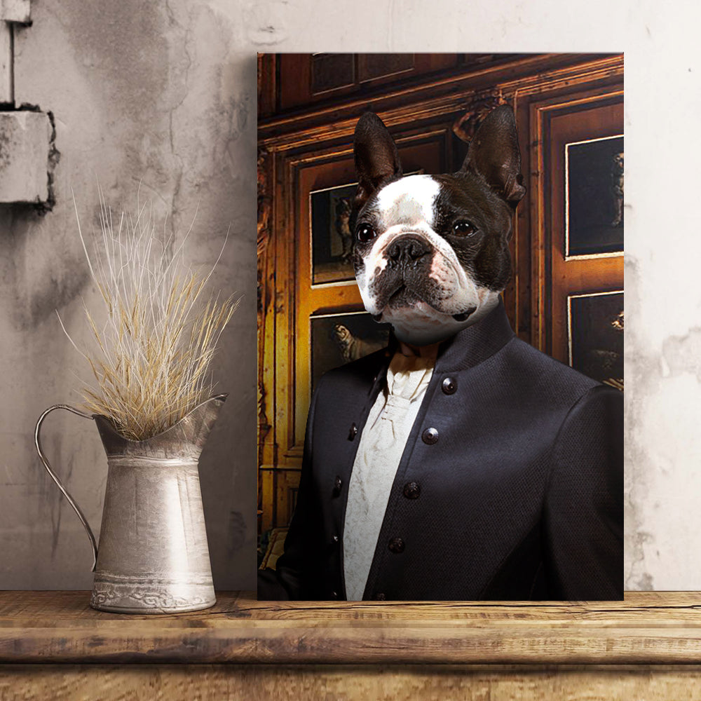 The Tailor Custom Pet Portrait Poster - Noble Pawtrait