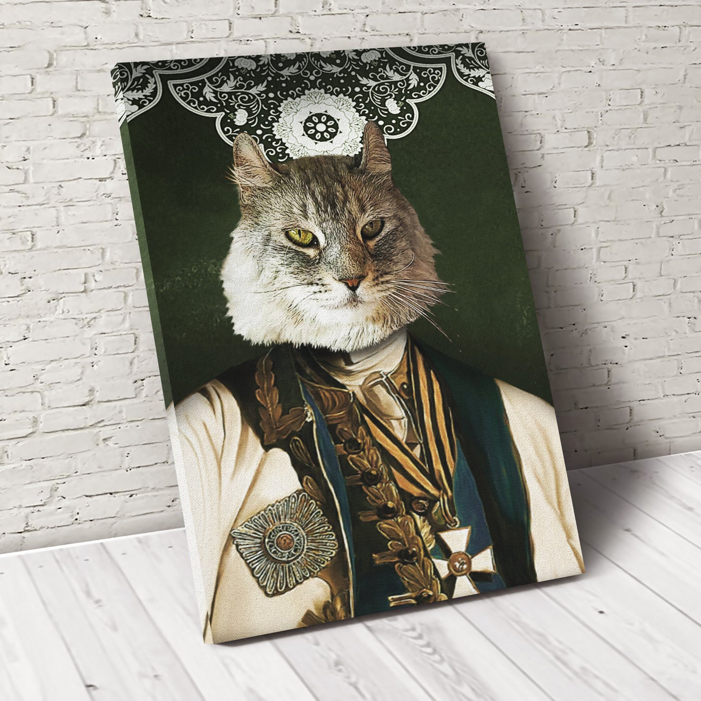 The Ambassador Custom Pet Portrait - Noble Pawtrait