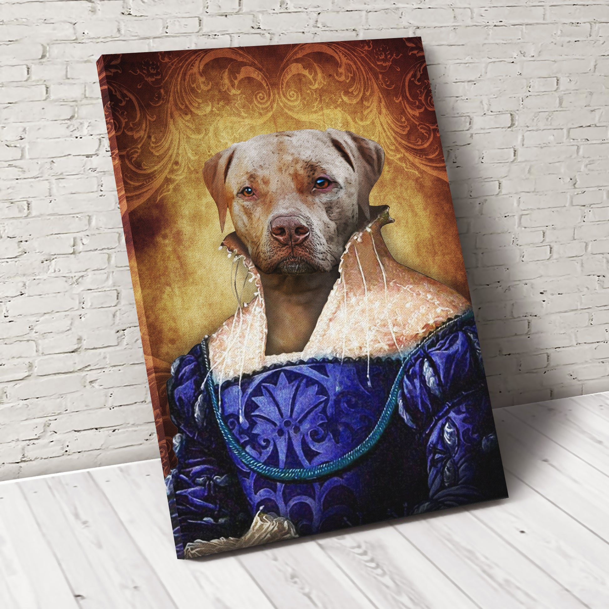 The Ambassadress Custom Pet Portrait - Noble Pawtrait
