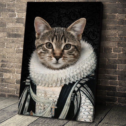 The Lord Custom Pet Portrait Canvas - Noble Pawtrait