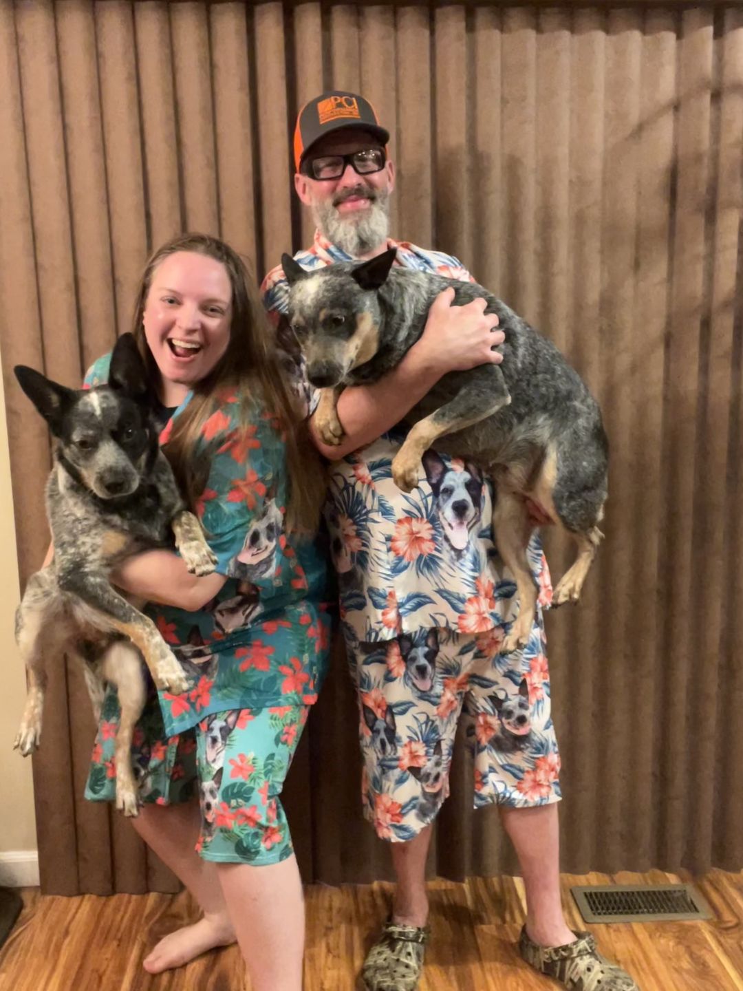 Custom Hawaiian Shirt For Dog Lovers | Personalized Puppy Lovers Gift | Leaves & Flowers Pattern Mint Color Aloha Shirt