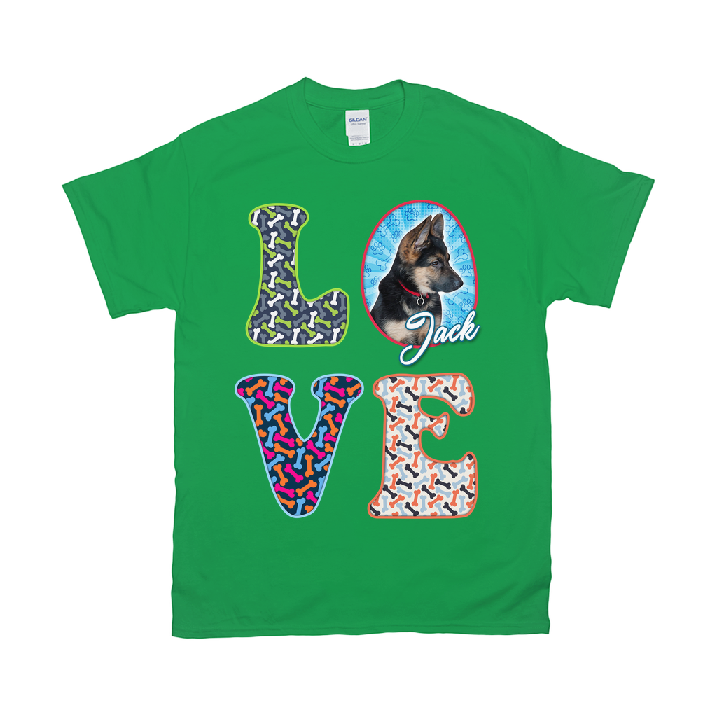 Love Pet Custom Pet T-shirt - Noble Pawtrait