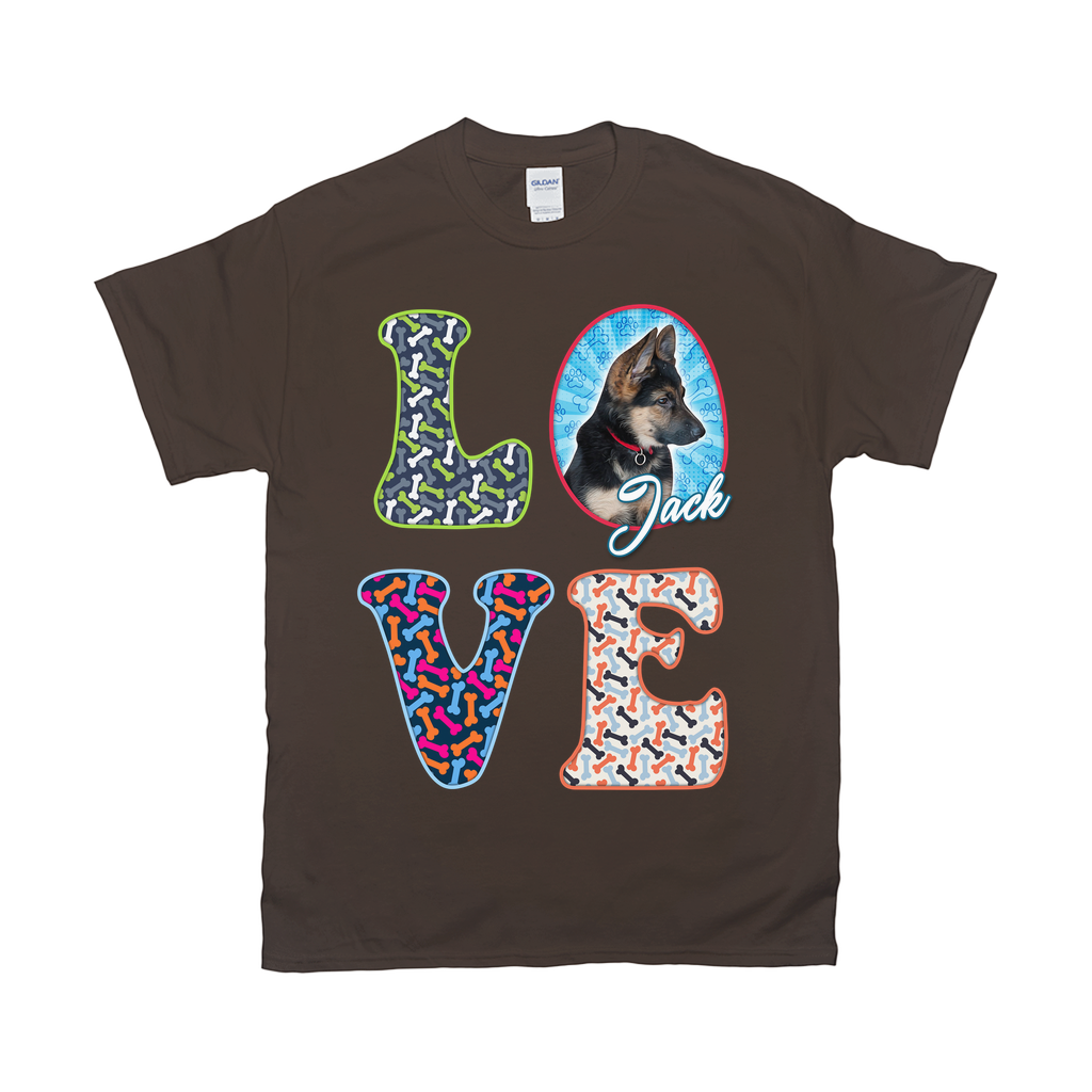 Love Pet Custom Pet T-shirt - Noble Pawtrait