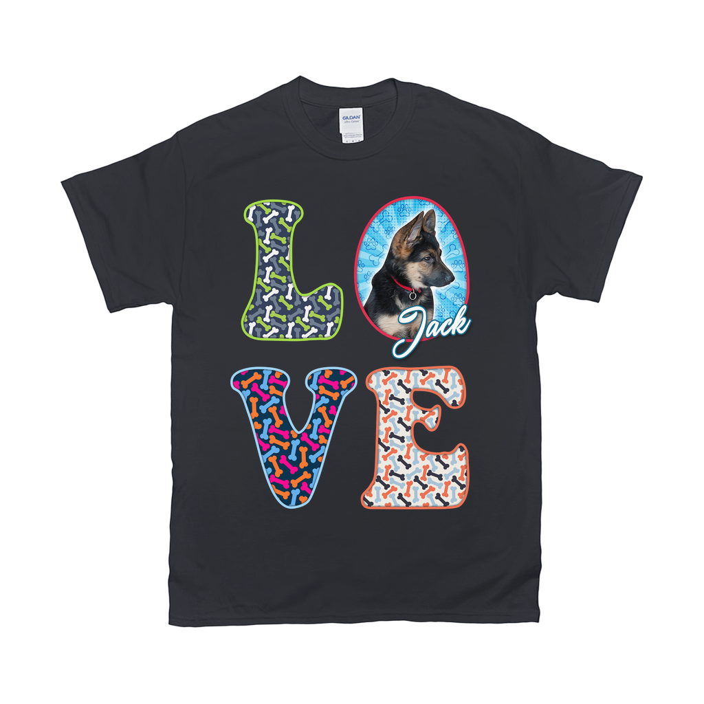 Love Pet Custom Pet T-shirt - Noble Pawtrait