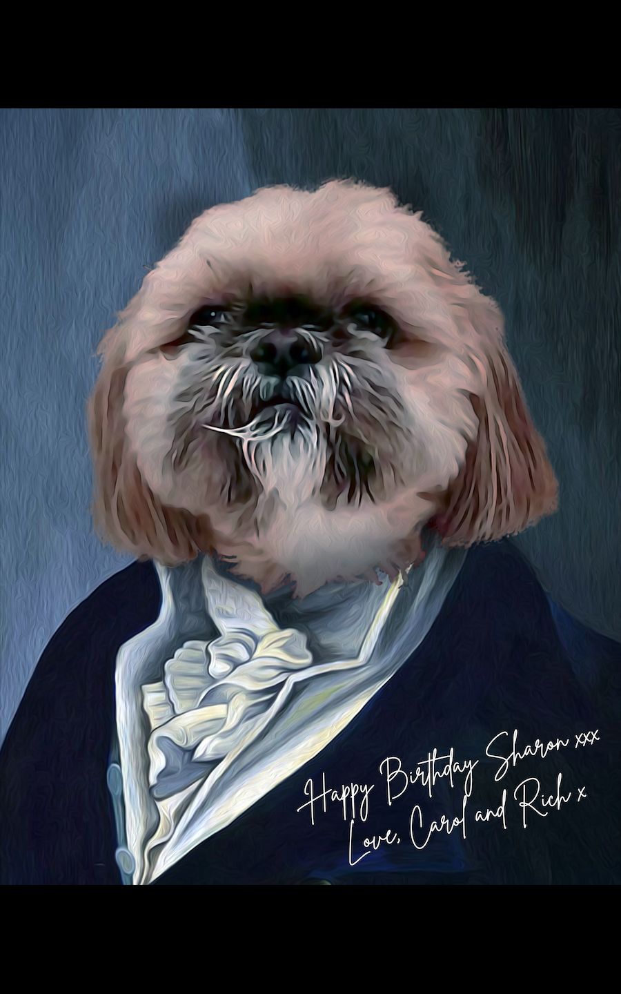 The Man Custom Pet Portrait Digital Download - Noble Pawtrait