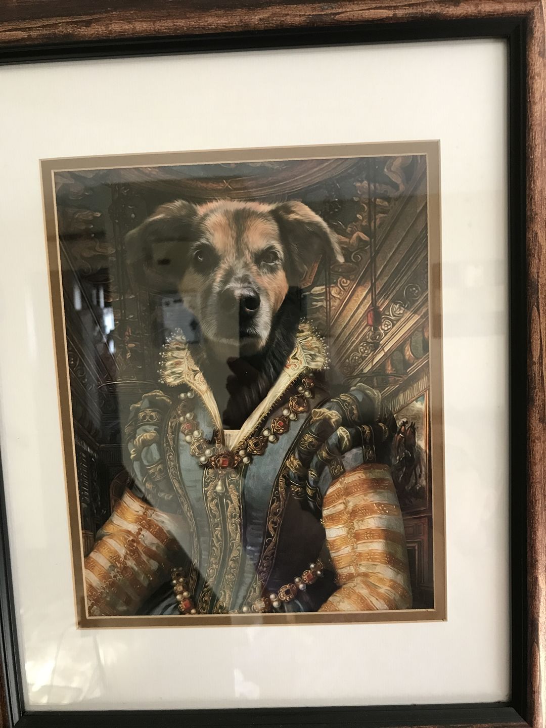 The Persia Princess Custom Pet Portrait Poster - Noble Pawtrait