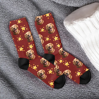 Personnalisez vos propres chaussettes avec le visage de votre animal de compagnie – Achetez-en 01, obtenez-en 01 gratuits