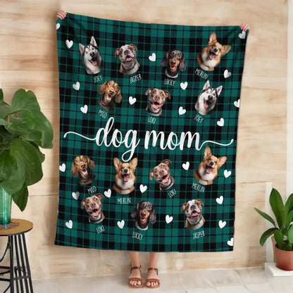 Custom Fleece Blanket With Pet Photo Gift For Pet Parents