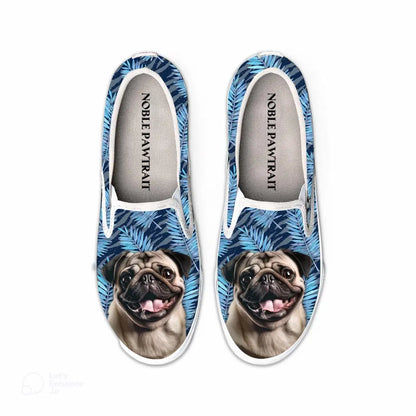 Custom Slip On Sneakers With Your Pet Face - Over 100+ Combinations