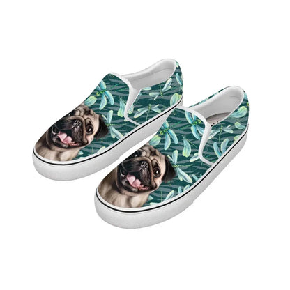 Custom Slip On Sneakers With Your Pet Face - Over 100+ Combinations