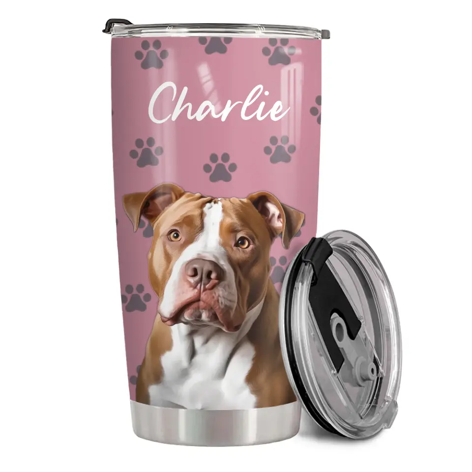 Custom Tumbler With Your Pet Photo
