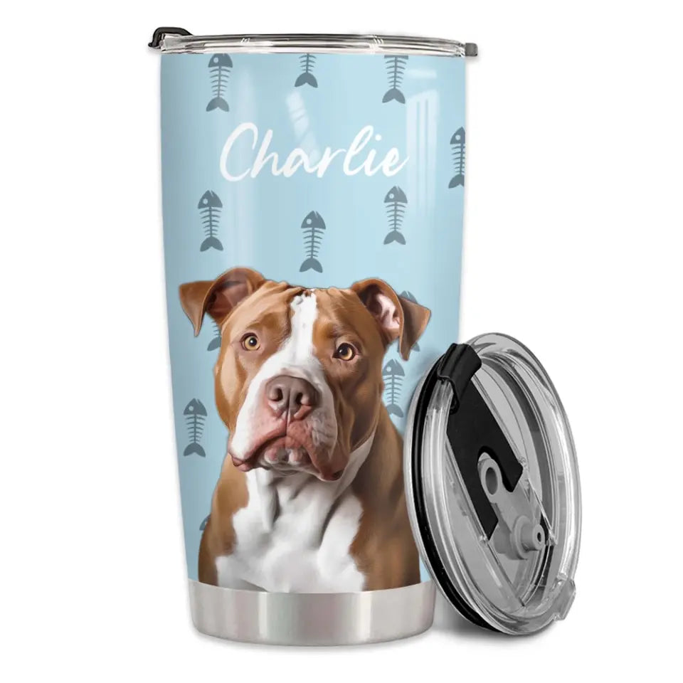 Custom Tumbler With Your Pet Photo