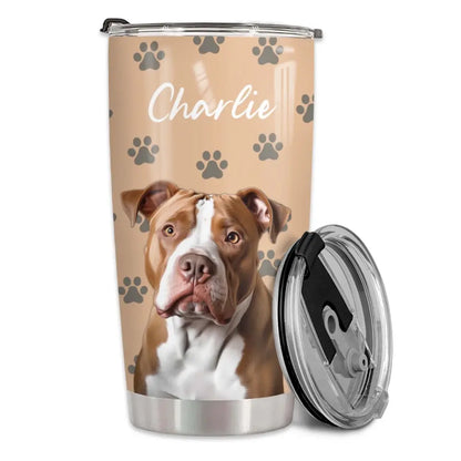 Custom Tumbler With Your Pet Photo