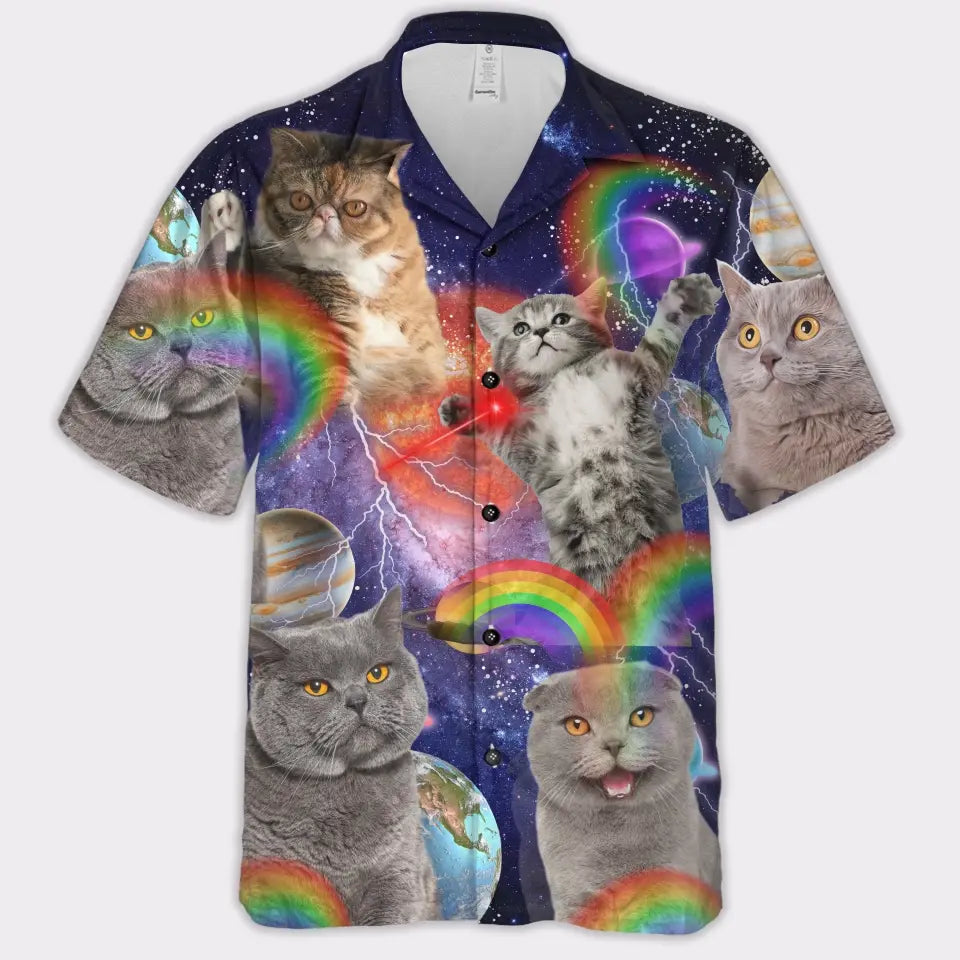 Create Your Own Space Theme Hawaiian Shirt