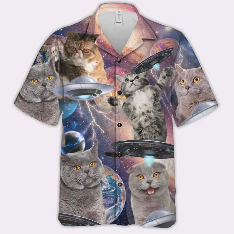 Create Your Own Space Theme Hawaiian Shirt