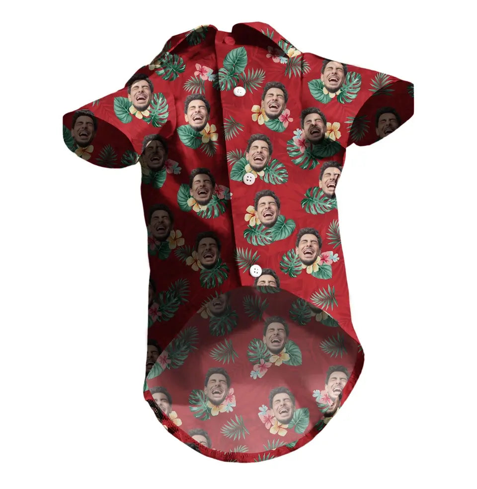 Put Your Face On A Pet Hawaiian Shirt - Up To 300 Combination