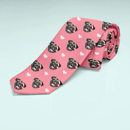 Personalized Neck Tie With Your Pet's Face