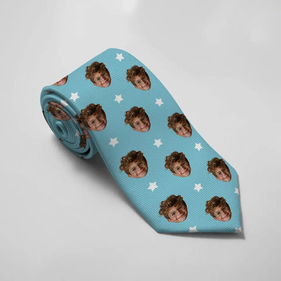 Personalized Neck Tie With Your Pet's Face