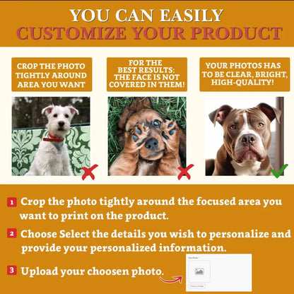 Personalized Pet Dad Sock - Gift For Dog Dad, Cat Dad - Custom With Pet Faces