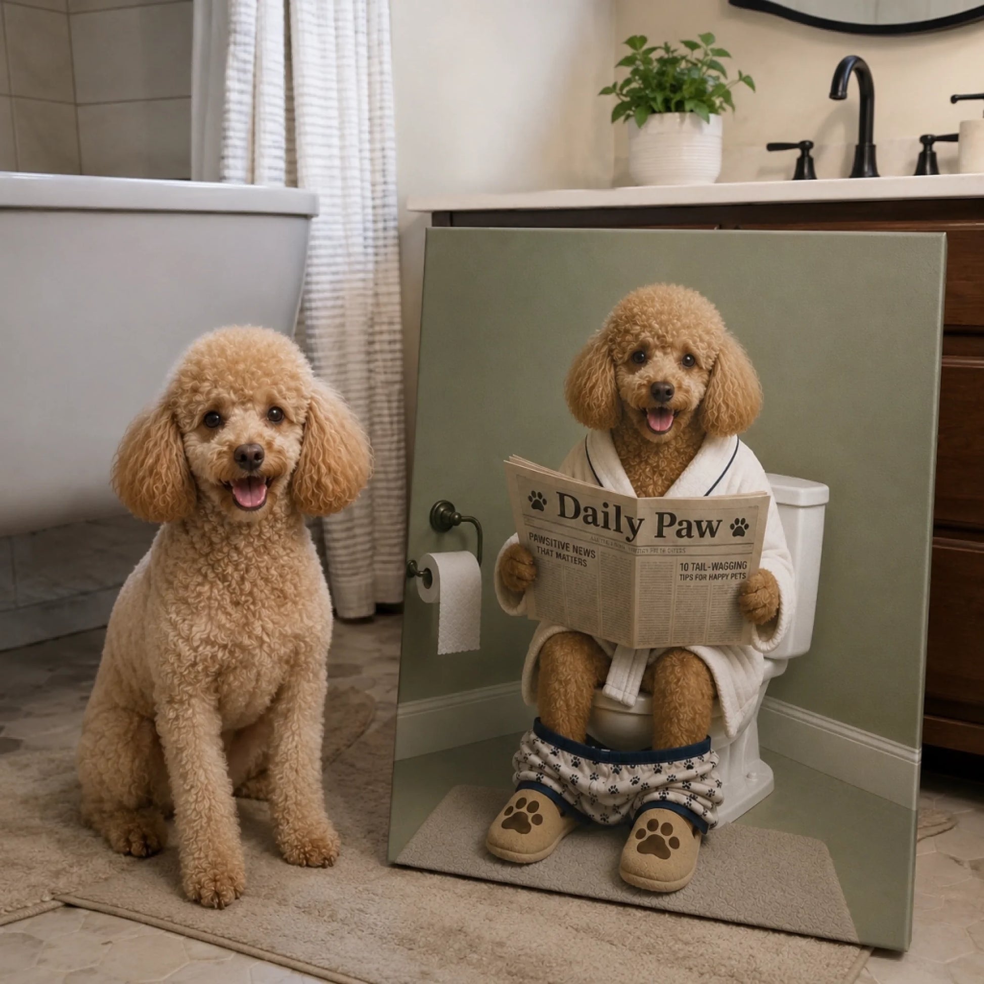 poodle bath