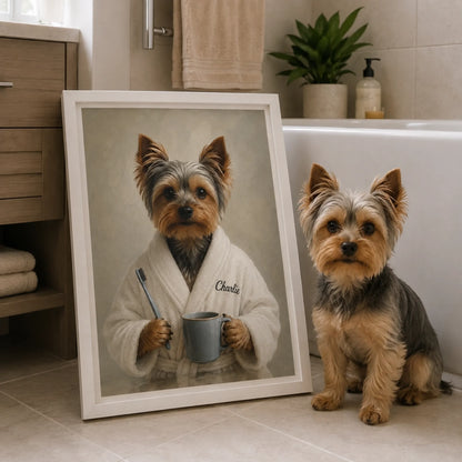 bath rom brush frame