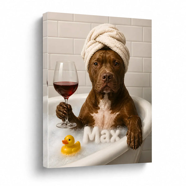 Custom Pet Portrait Bathroom Edition Toilet Sitter