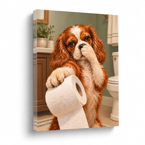 Smelly Toilet - Custom Pet Portrait